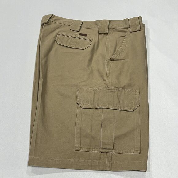 Carhartt Men's Cargo‎ Beige Khaki Canvas Cotton Work Utility Shorts B164 Size 42 - Picture 1 of 8